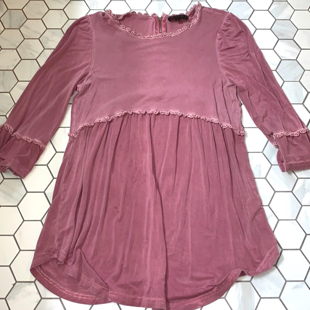 Plum vintage blouse.